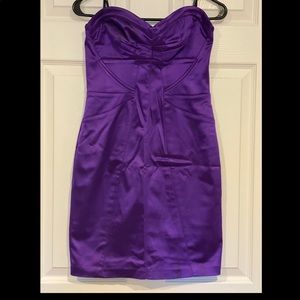 bebe Strapless Mini Dress